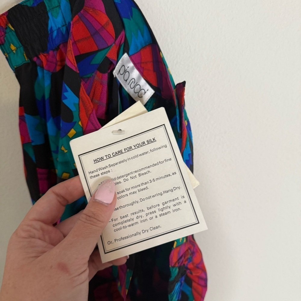 NWT Dead-stock Pia Rucci Silk Pencil Skirt Size 1X - Picture 5 of 7